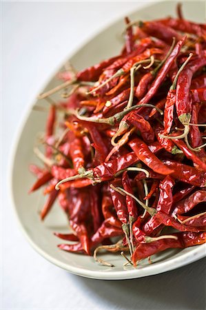 simsearch:659-03532415,k - Dried chillies Stock Photo - Premium Royalty-Free, Code: 659-03532336