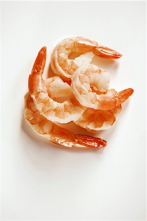 simsearch:659-01845188,k - Shrimp on White Background Stock Photo - Premium Royalty-Free, Code: 659-03532478