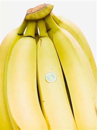 Organic bananas Foto de stock - Sin royalties Premium, Código: 659-03532660