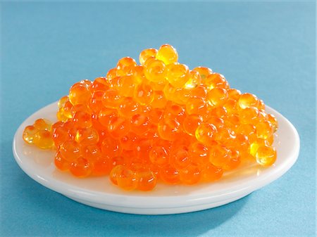 Caviar de truite sur plaque Photographie de stock - Premium Libres de Droits, Code: 659-03532717