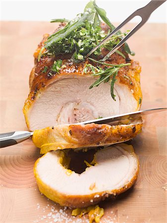stuffed - Stuffed breast of veal, partially carved Stock Photo - Premium Royalty-Free, Code: 659-03533423