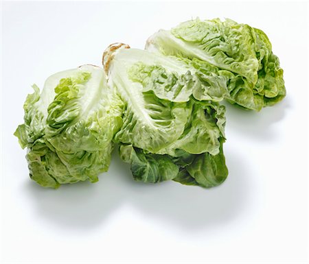 Three lettuce hearts Stock Photo - Premium Royalty-Free, Code: 659-03533470