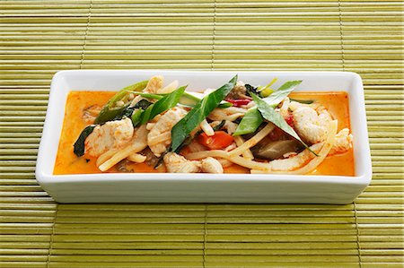 Red Thai turkey curry Stock Photo - Premium Royalty-Free, Code: 659-03533585