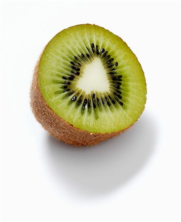 Half a kiwi fruit Foto de stock - Sin royalties Premium, Código: 659-03533625