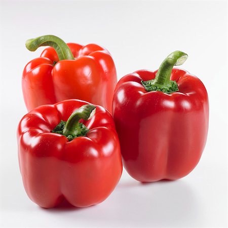 Three red peppers Stock Photo - Premium Royalty-Free, Code: 659-03533989