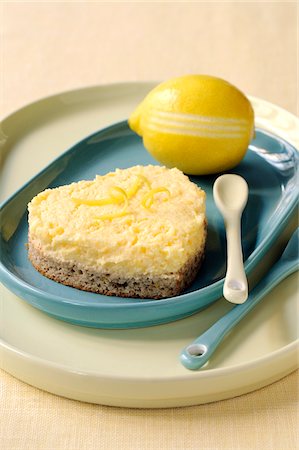 simsearch:652-05807418,k - Light lemon cheesecake Stock Photo - Premium Royalty-Free, Code: 652-05806664