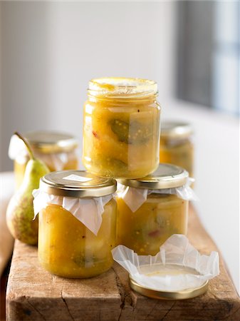 Pear chutney Fotografie stock - Premium Royalty-Free, Codice: 652-05806894