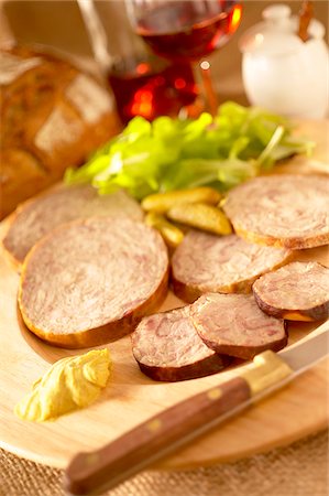 simsearch:652-03633426,k - Sliced Andouillette Stock Photo - Premium Royalty-Free, Code: 652-05806978