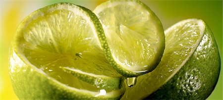 Sliced lime Stock Photo - Premium Royalty-Free, Code: 652-05807029