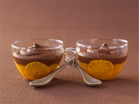 Chocolate-clementine Verrines Stock Photo - Premium Royalty-Free, Code: 652-05807107