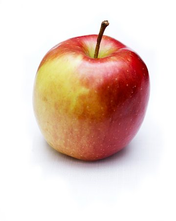 Cut-out apple Stock Photo - Premium Royalty-Free, Code: 652-05807256