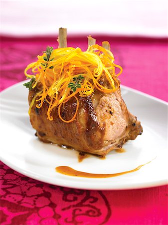 simsearch:652-05809482,k - Lamb chops with citrus fruit Foto de stock - Sin royalties Premium, Código: 652-05808103