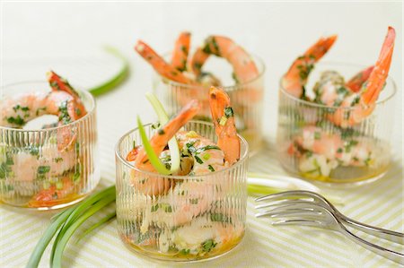 simsearch:652-01666717,k - Shrimps marinated with lime and coriander Stock Photo - Premium Royalty-Free, Code: 652-05808275