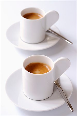 espresso - Two expressos Stock Photo - Premium Royalty-Free, Code: 652-05808282