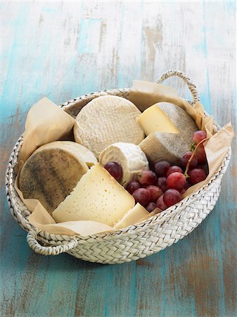 Selection of cheeses Stock Photo - Premium Royalty-Free, Code: 652-05809188