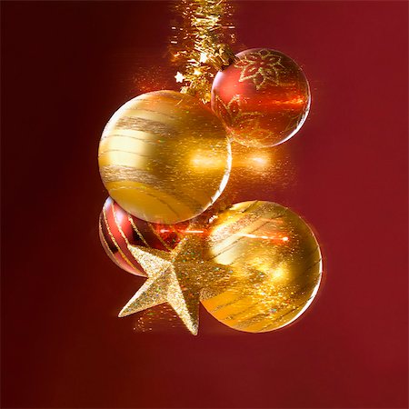 Décorations de Noël en mouvement Photographie de stock - Premium Libres de Droits, Code: 652-05809264