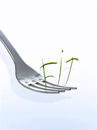 dieting - The word "fit" on a fork Stock Photo - Premium Royalty-Free, Code: 652-06818668
