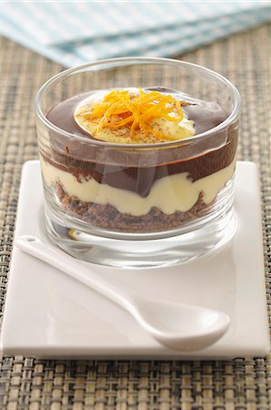 Chocolate Tiramisu Verrine Stock Photo - Premium Royalty-Free, Code: 652-06818843