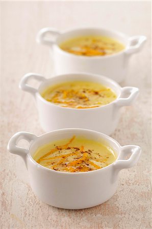 Orange cream dessert Stock Photo - Premium Royalty-Free, Code: 652-06819167