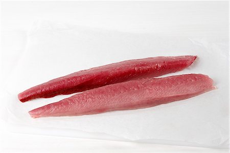 Raw fillets of red tuna Stock Photo - Premium Royalty-Free, Code: 652-07656189