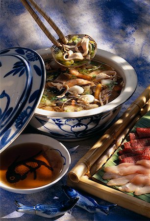 Chinese fondue Stock Photo - Premium Royalty-Free, Code: 652-01666914