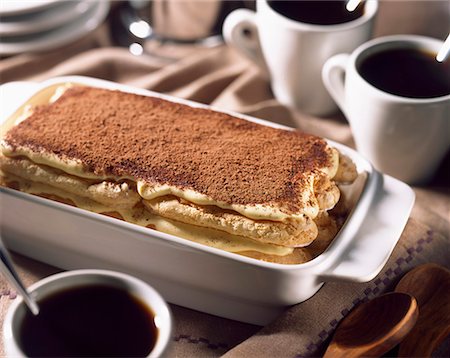 Tiramisu Photographie de stock - Premium Libres de Droits, Code: 652-01667560