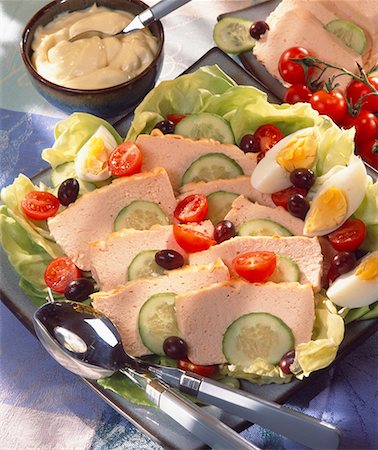 salmon pink - cold salmon mousse Stock Photo - Premium Royalty-Free, Code: 652-01667662