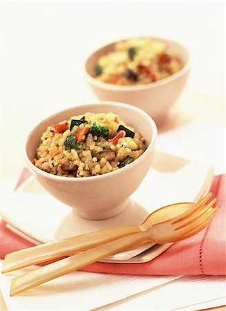 risotto - Vegetable risotto Stock Photo - Premium Royalty-Free, Code: 652-01667738