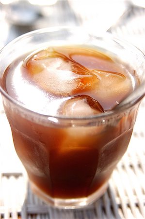 iced coffee Foto de stock - Sin royalties Premium, Código: 652-01667990