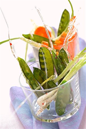 Caramelized spring vegetables Stock Photo - Premium Royalty-Free, Code: 652-01668541