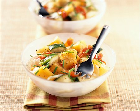 Pumpkin salad Stock Photo - Premium Royalty-Free, Code: 652-01669040