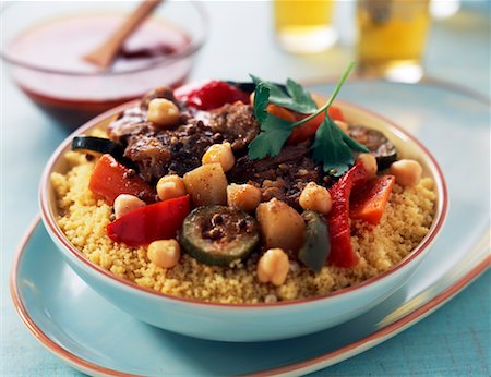 Couscous d'agneau Photographie de stock - Premium Libres de Droits, Code: 652-02221902