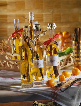 rum - Clémentine et orange Créole Shrubb Photographie de stock - Premium Libres de Droits, Code: 652-03634036