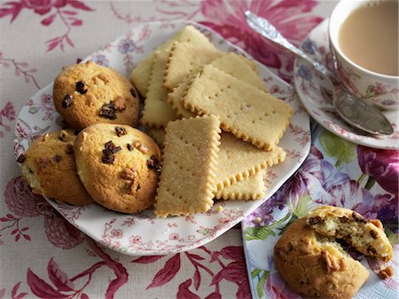 Banana shortbreads Foto de stock - Sin royalties Premium, Código: 652-03634512