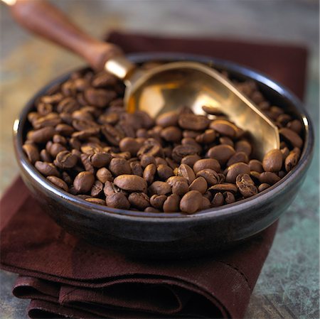 Coffee beans Foto de stock - Sin royalties Premium, Código: 652-03635554