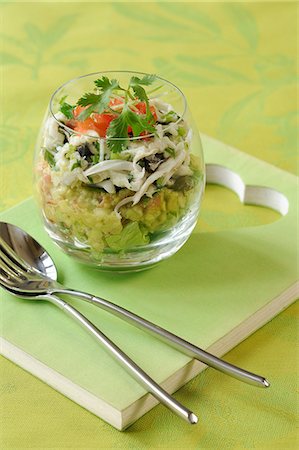 shredded - Skate,avocado and caper salad Stock Photo - Premium Royalty-Free, Code: 652-03804309