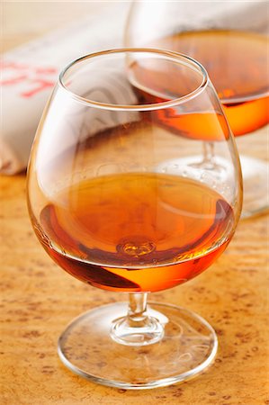 Glass of Cognac Stock Photo - Premium Royalty-Free, Code: 652-03804513