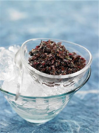 Dulse and wakame seaweed caviar Foto de stock - Sin royalties Premium, Código: 652-03804935