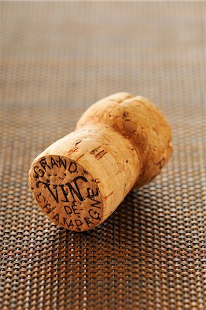 Champagne cork Foto de stock - Sin royalties Premium, Código: 652-03805158