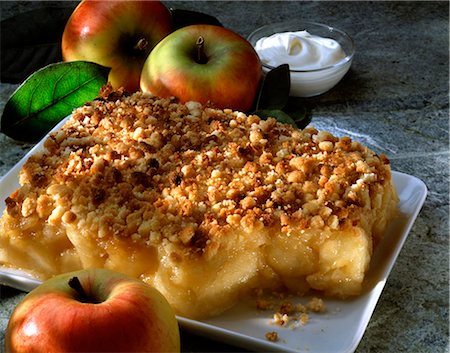 ruinoso - Apple crumble Foto de stock - Sin royalties Premium, Código: 652-03800033