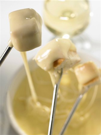 ficeler (lier) - fondue au fromage Photographie de stock - Premium Libres de Droits, Code: 652-03800192