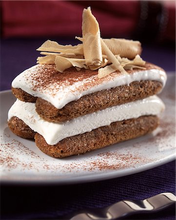 Tiramisu Photographie de stock - Premium Libres de Droits, Code: 652-03800230