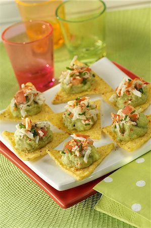 surimi - tacos au guacamole et surimi crabe Photographie de stock - Premium Libres de Droits, Code: 652-03800655