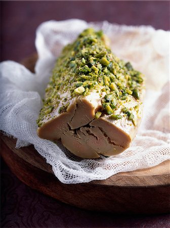 simsearch:652-03804856,k - salted foie gras covered with crushed pistachios Stock Photo - Premium Royalty-Free, Code: 652-03800710