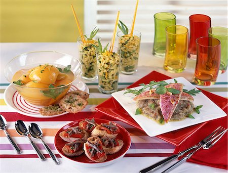 simsearch:652-03800443,k - Summer menu Foto de stock - Sin royalties Premium, Código: 652-03800848