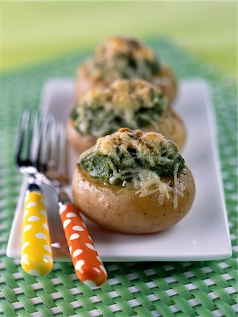 relleno (comida) - Funny potatoes Foto de stock - Sin royalties Premium, Código: 652-03800856