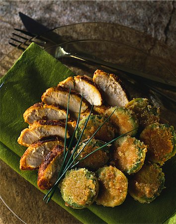 Escalope de veau avec avocats panées Photographie de stock - Premium Libres de Droits, Code: 652-03800996