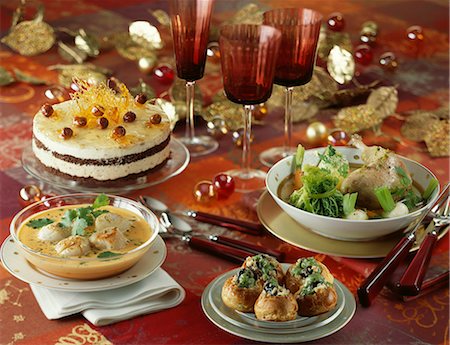 Christman menu Stock Photo - Premium Royalty-Free, Code: 652-03801363