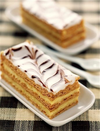 Mille-feuille Stock Photo - Premium Royalty-Free, Code: 652-03801440