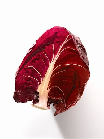 Chicorée rouge de Trévise feuille Photographie de stock - Premium Libres de Droits, Code: 652-03801675